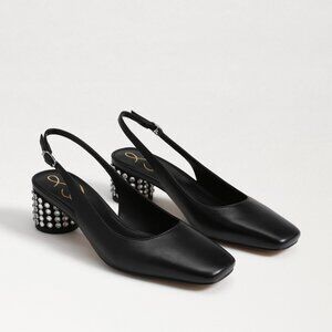 Sam Edelman Gem Block Heel Slingback Shoes